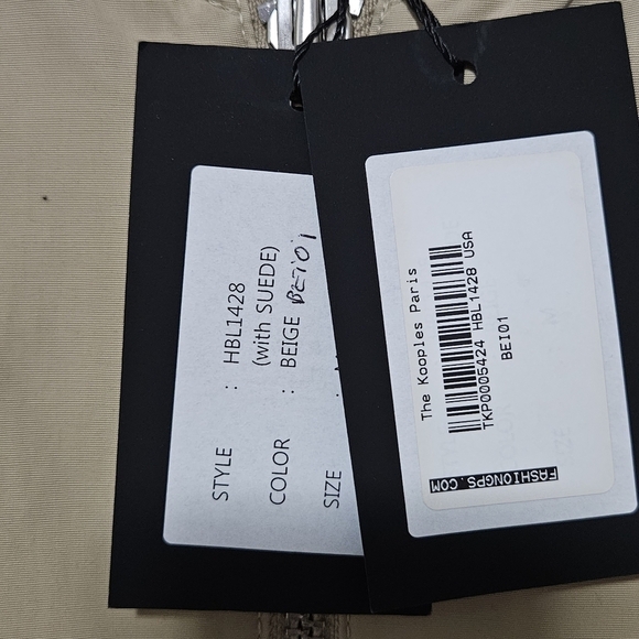 NWT the Koople bomber style suede jacket - Picture 6 of 10